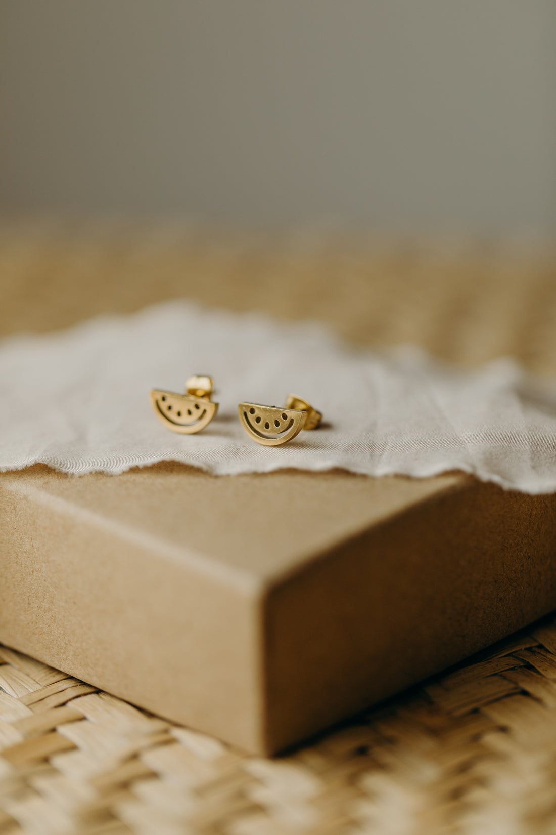 dotted circle earrings