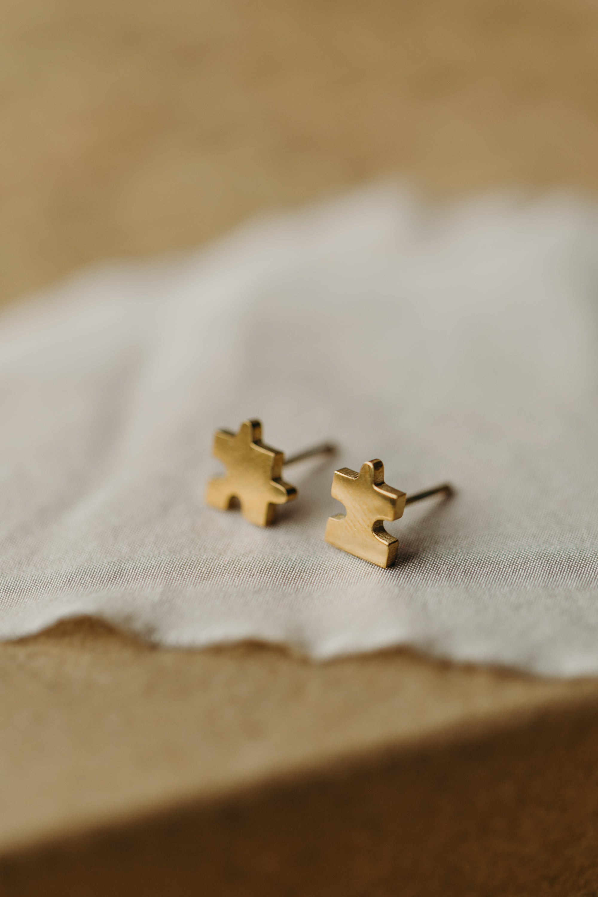 Ohrstecker Puzzle Stücke