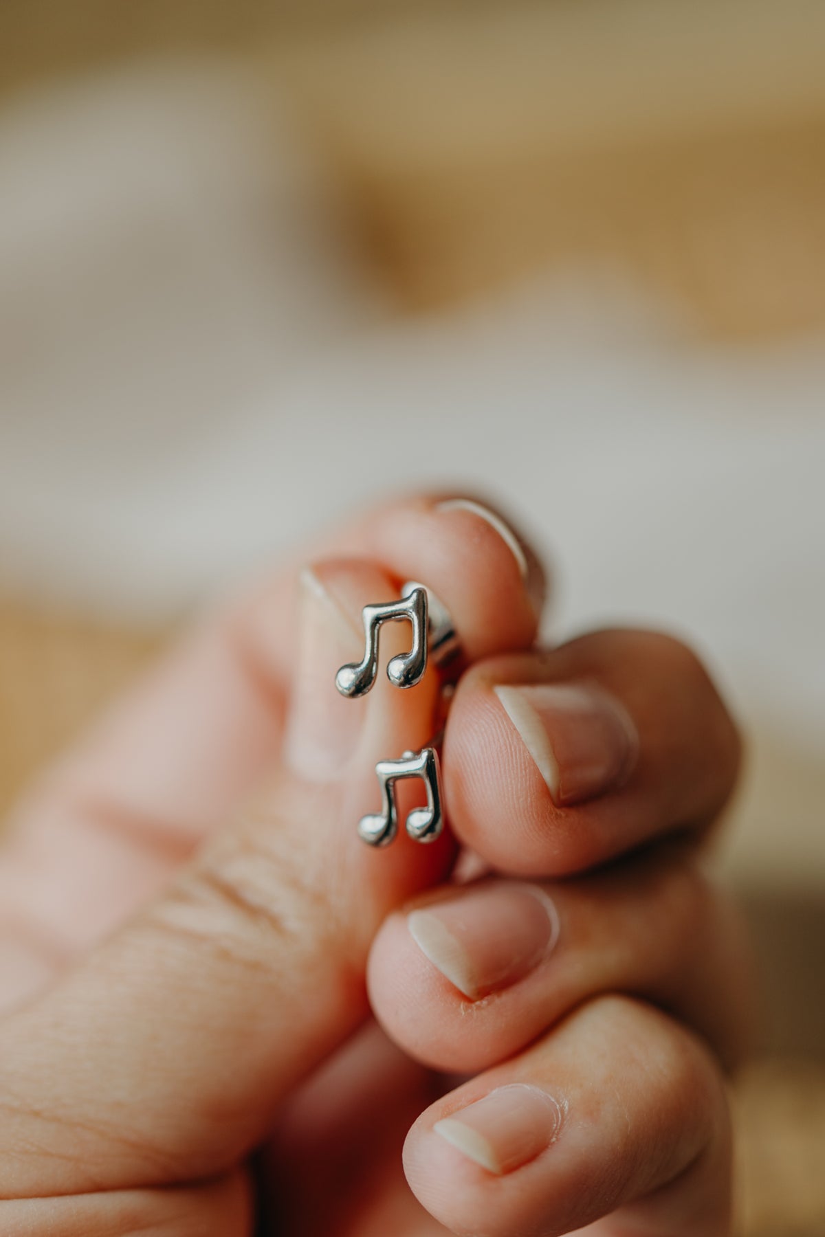 Ohrstecker kleine Musiknote