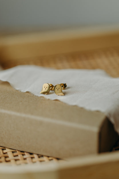 dotted circle earrings