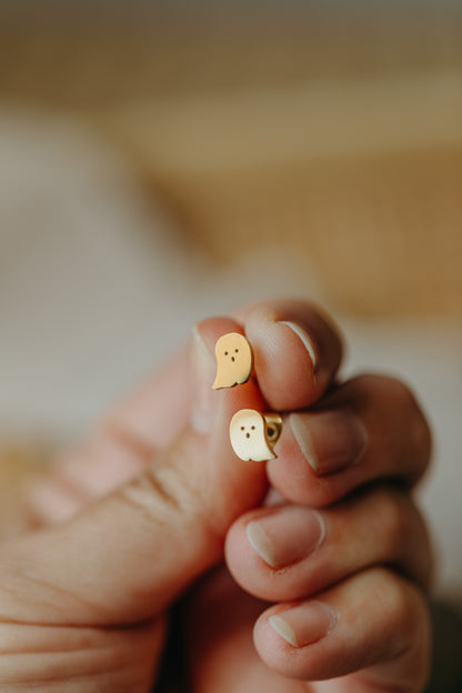 dotted circle earrings