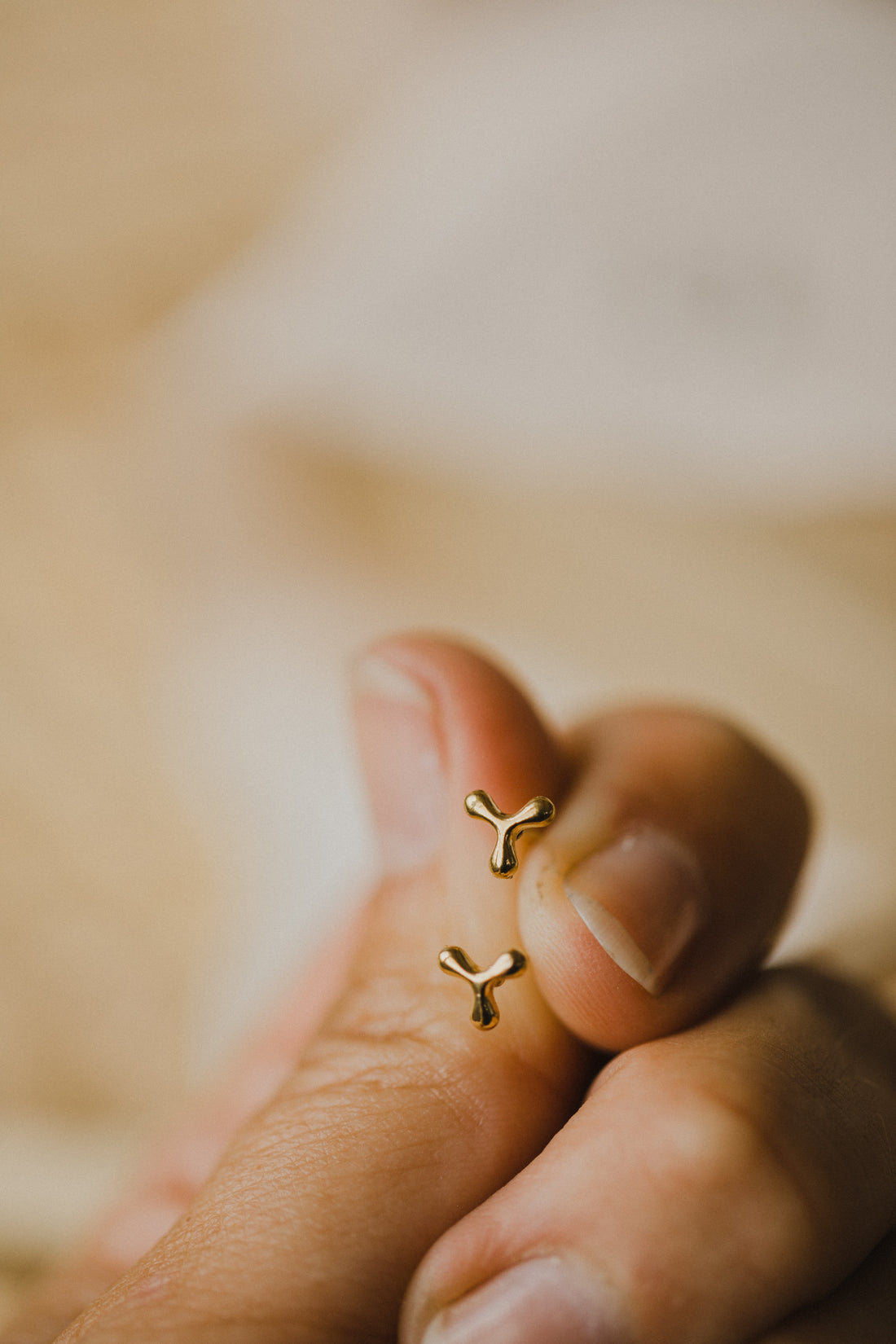 Ohrstecker Mini geometrische Form