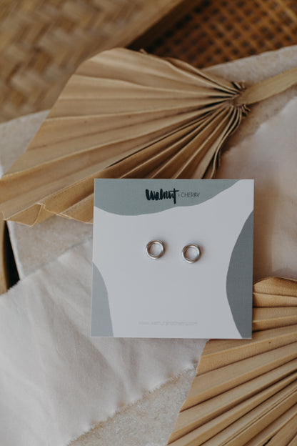 dotted circle earrings