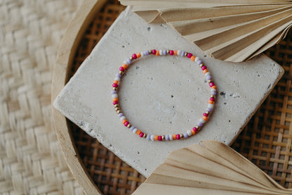 ARUBA - buntes Glasperlenarmband 001