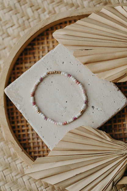 MENORCA - buntes Glasperlenarmband 003