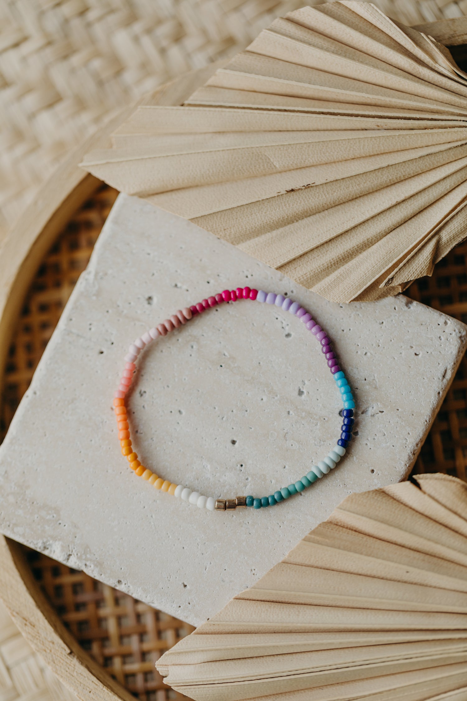 MOREA - buntes Glasperlenarmband 001