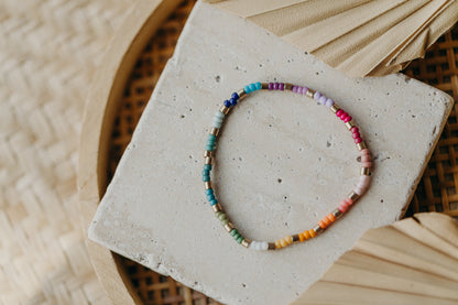 MOREA - buntes Glasperlenarmband 002