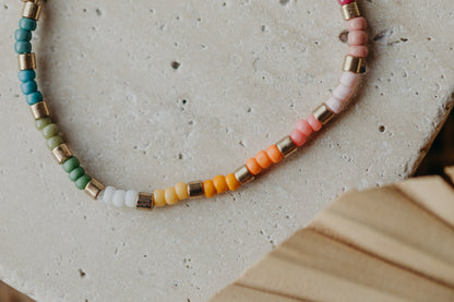 MOREA - buntes Glasperlenarmband 002