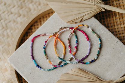MOREA - buntes Glasperlenarmband 003
