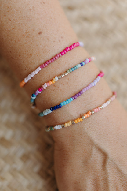 MOREA - buntes Glasperlenarmband 004