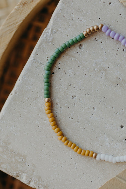 PROVENCE - buntes Glasperlenarmband 004