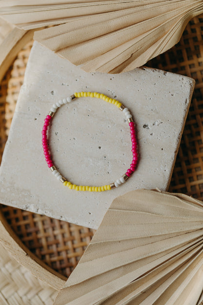 SANSIBAR - buntes Glasperlenarmband 003