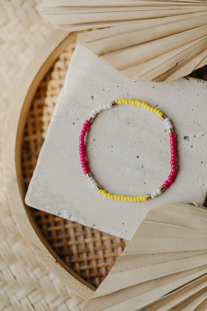 SANSIBAR - buntes Glasperlenarmband 003