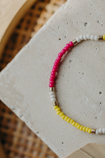 SANSIBAR - buntes Glasperlenarmband 003