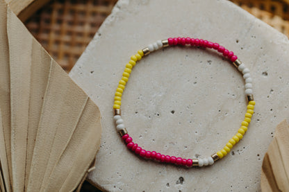 SANSIBAR - buntes Glasperlenarmband 003