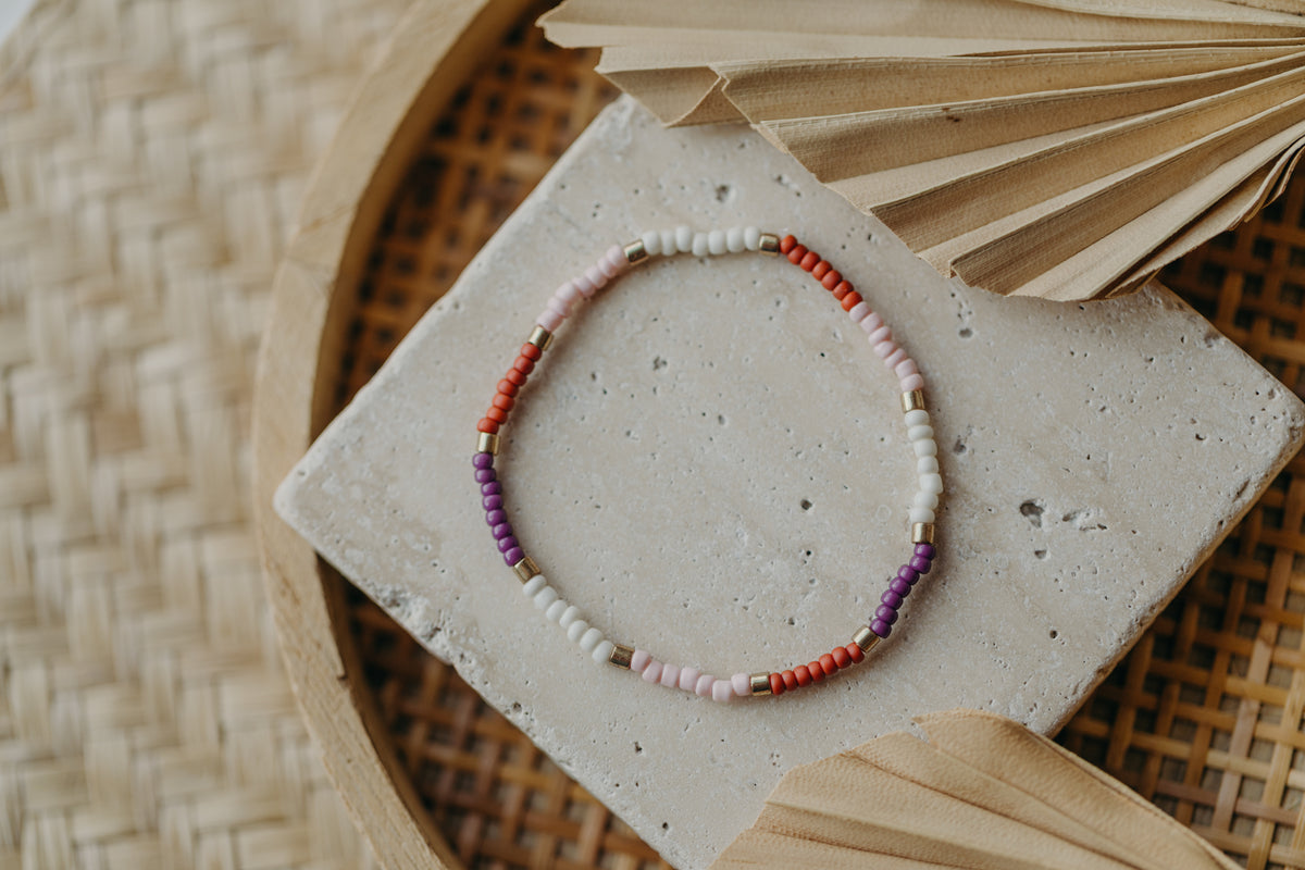 SEVILLA - buntes Glasperlenarmband 003