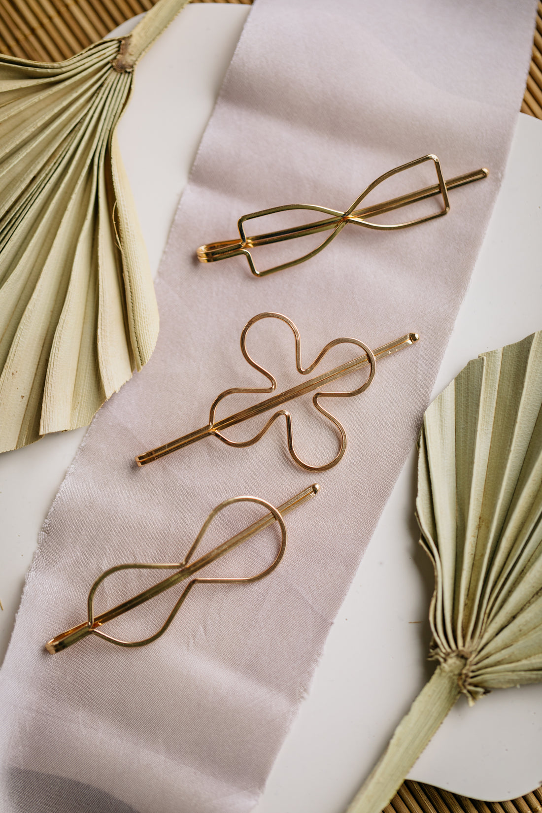 Hair clip flower, bow, infinity sign