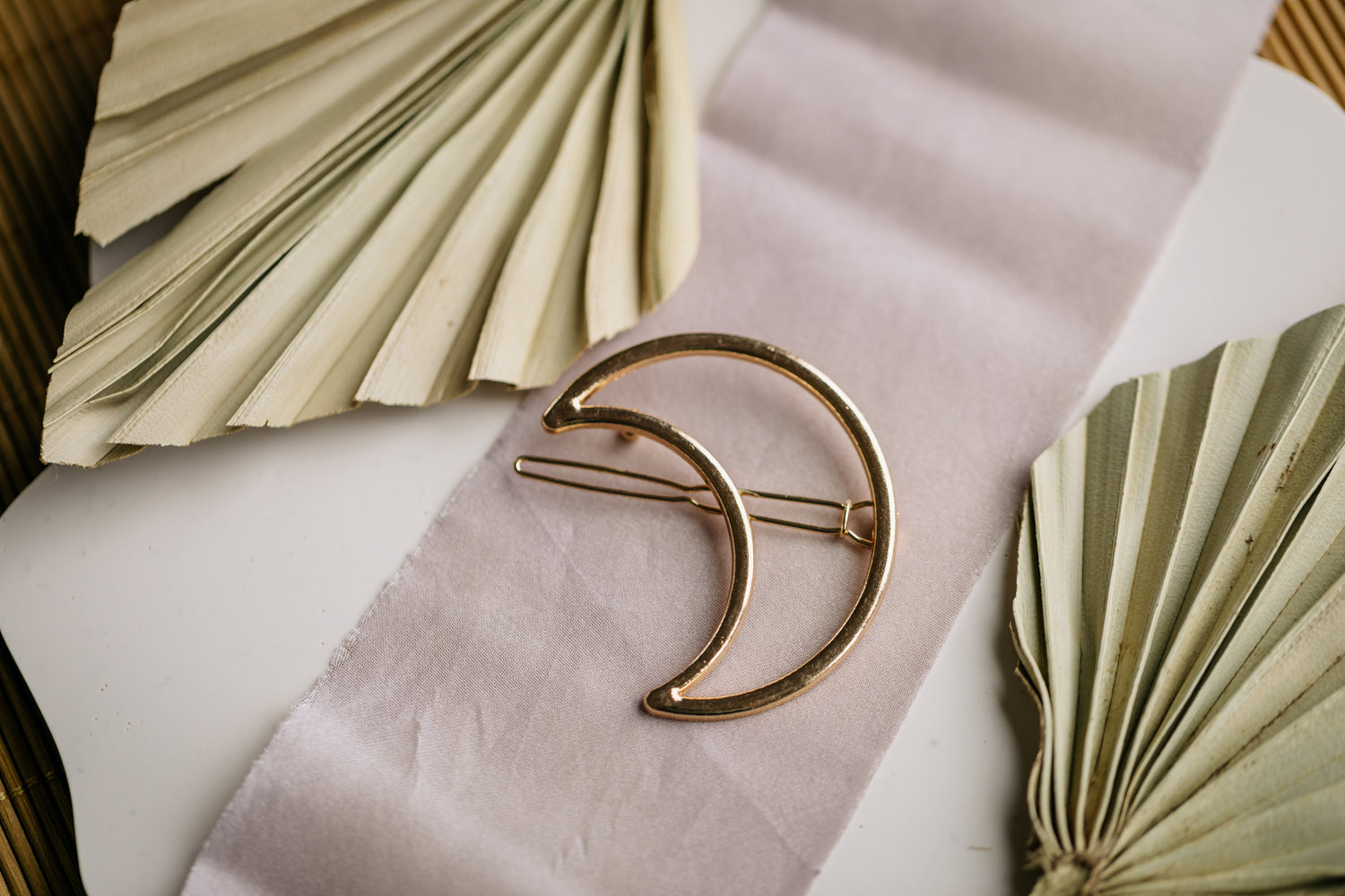moon hair clip