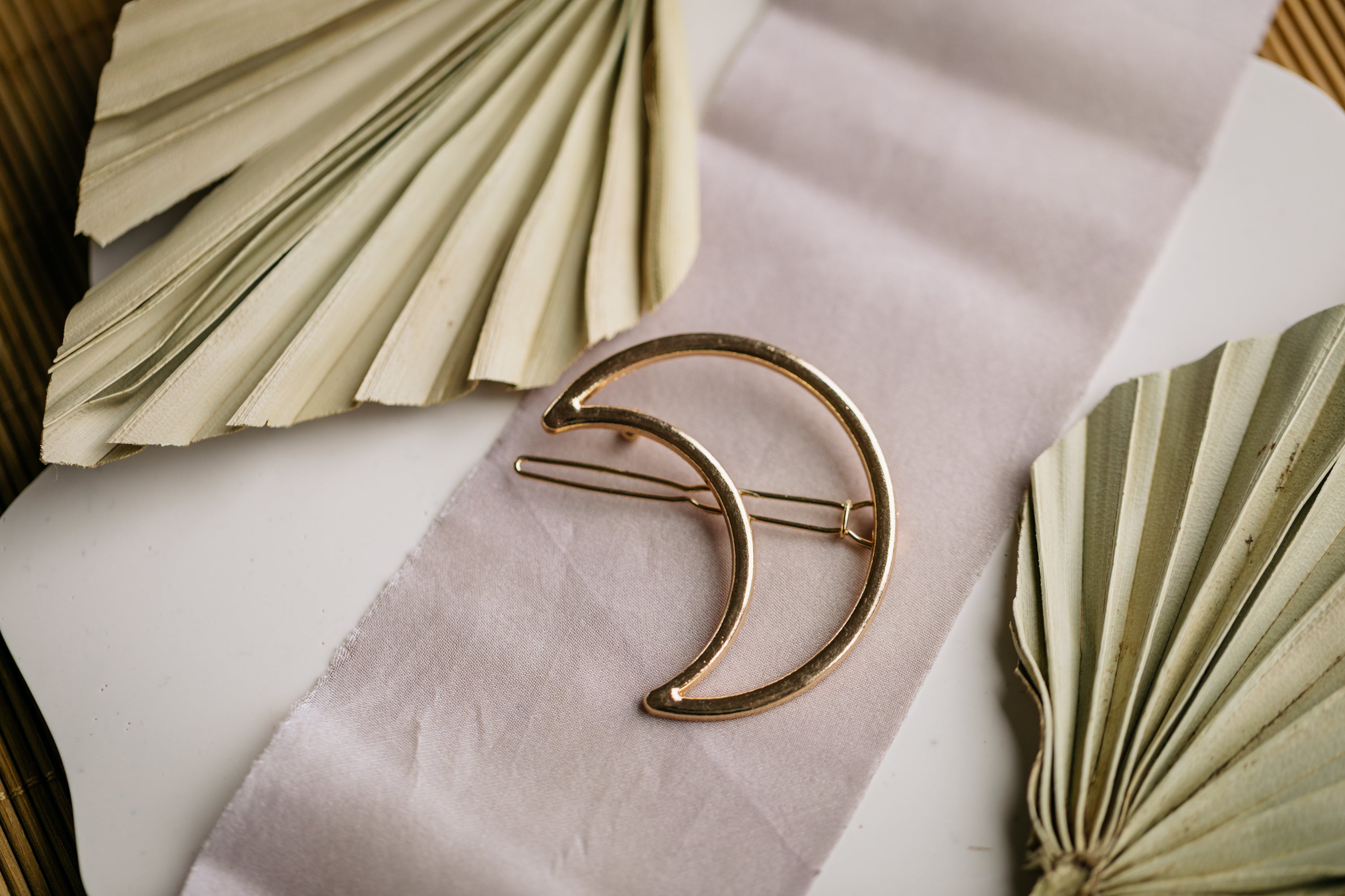 moon hair clip