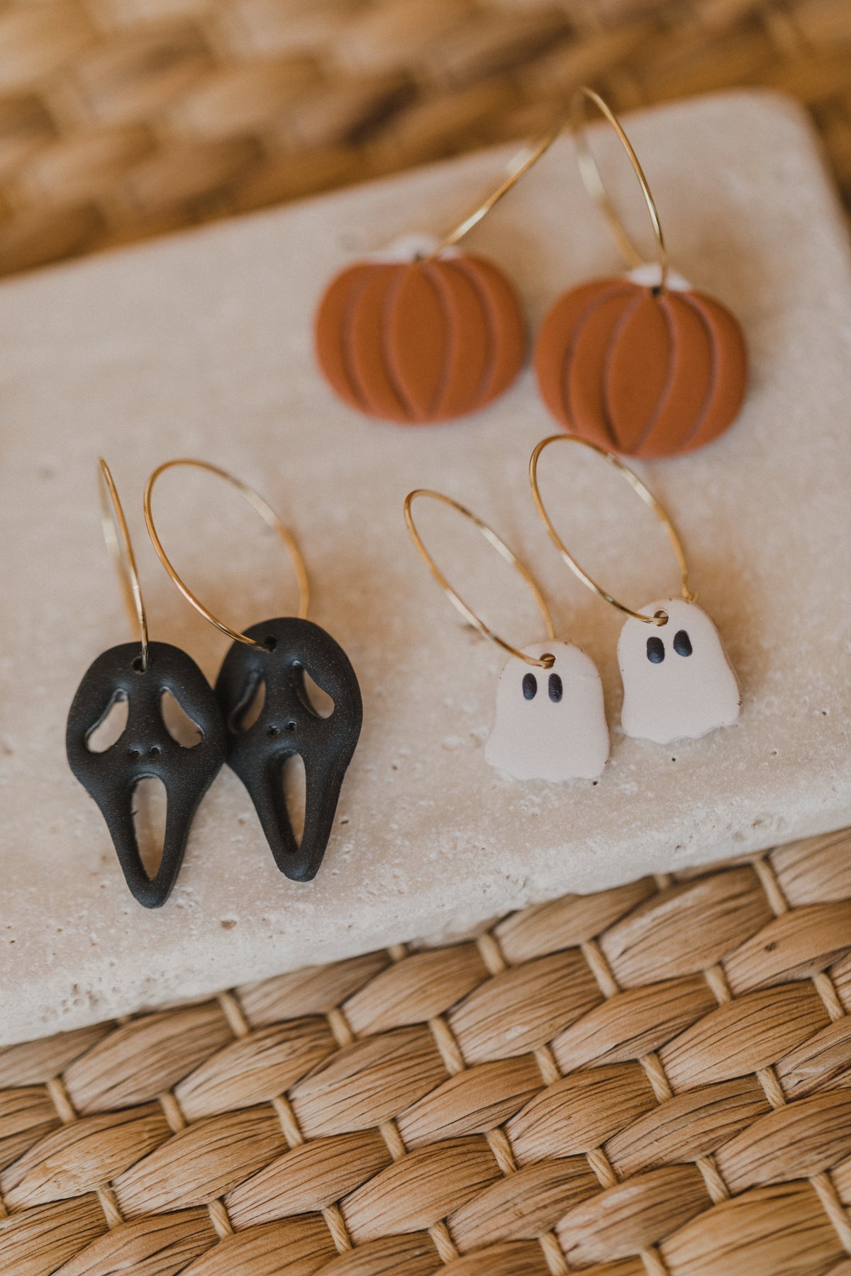 Halloween Ohrringe  aus Polymer Ton