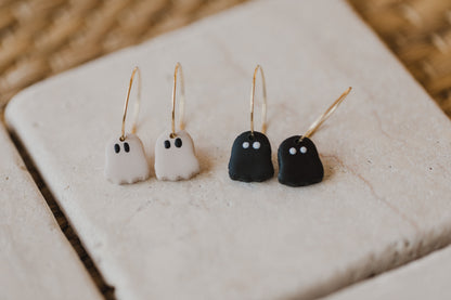 GHOST - kleine Geist Ohrringe aus Polymer Ton