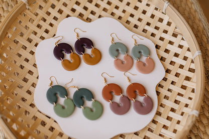 MARJA - small drop earrings gold