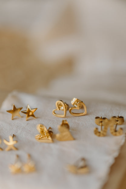 Ohrstecker filigranes Herz