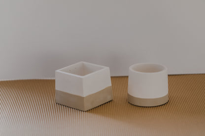 two-tone bowl made of Jesmonite