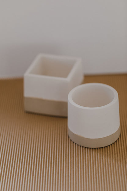 two-tone bowl made of Jesmonite