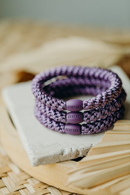 KKNEKKI Haargummi Mauve