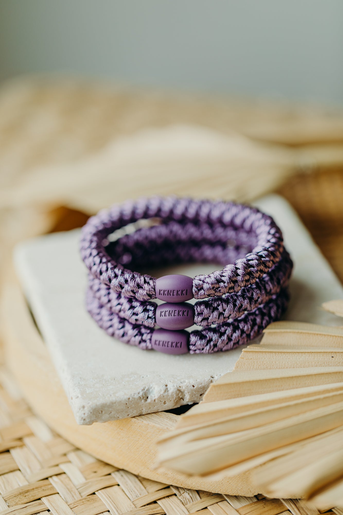 KKNEKKI Haargummi Mauve