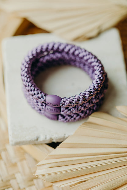 KKNEKKI Haargummi Mauve