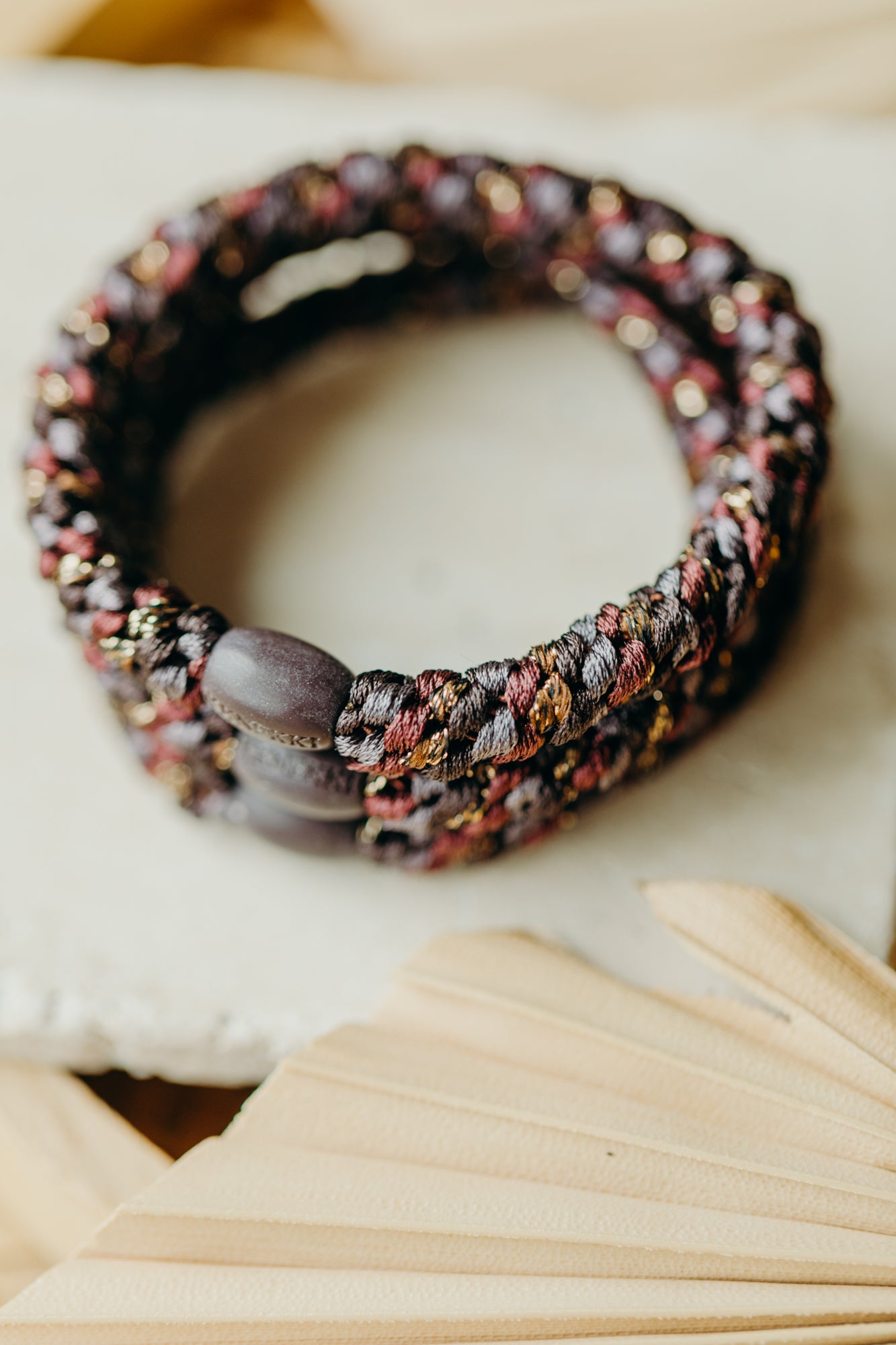 KKNEKKI Haargummi Mix Cedar Coffe Glitter
