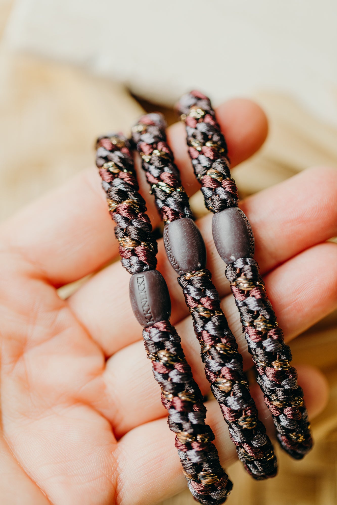 KKNEKKI Haargummi Mix Cedar Coffe Glitter