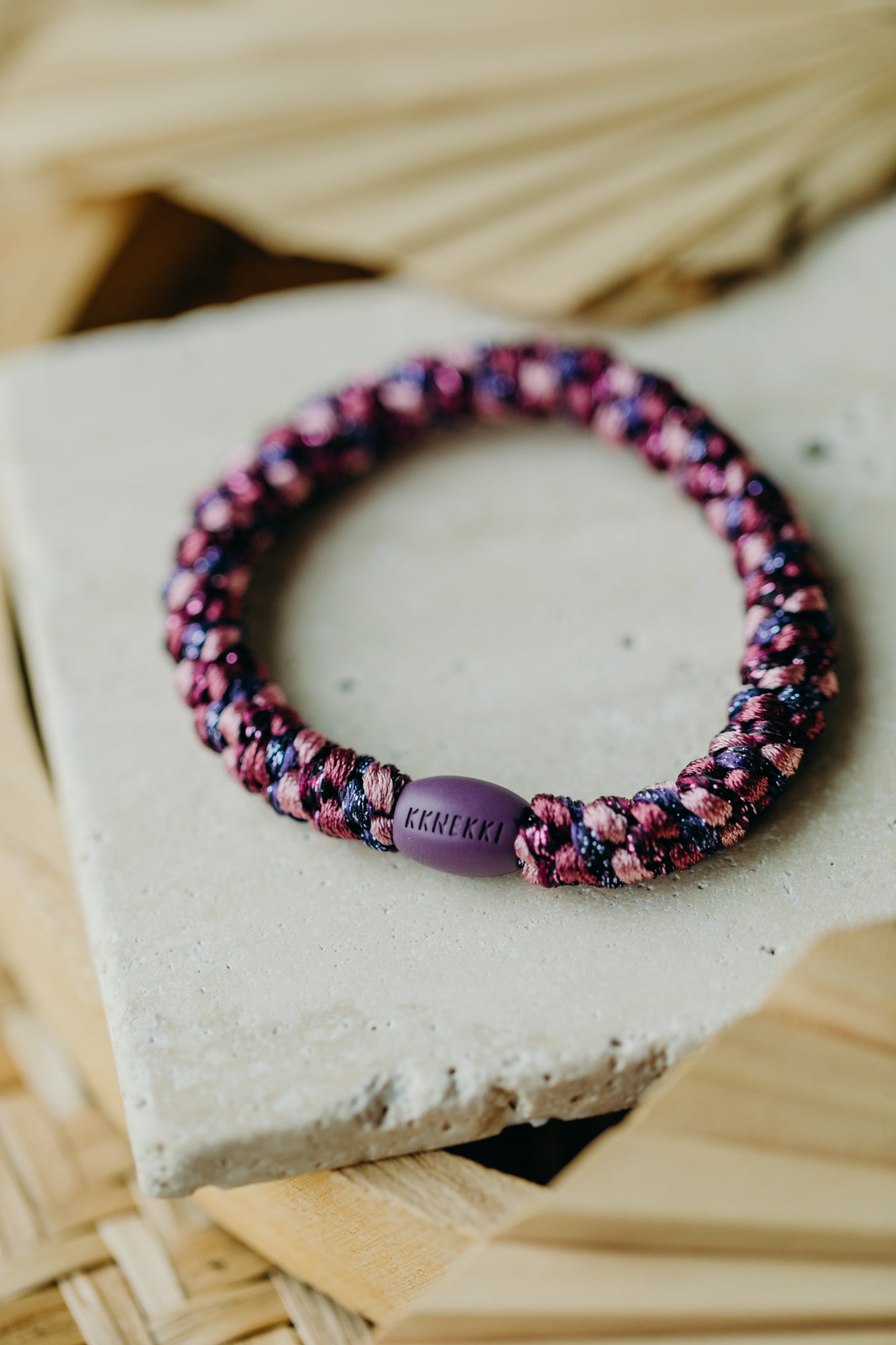 KKNEKKI Haargummi Mix Rosewood Glitter