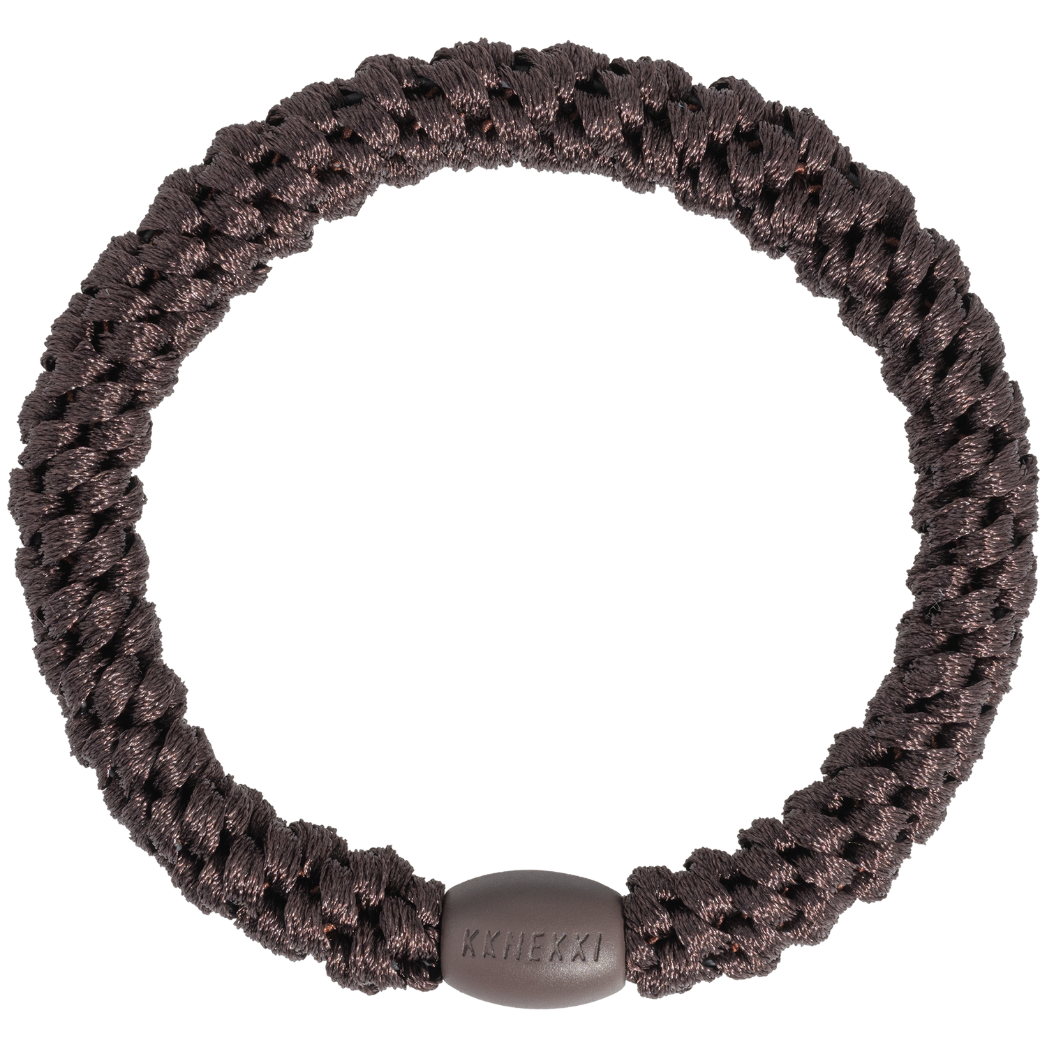 KKNEKKI Haargummi Braun