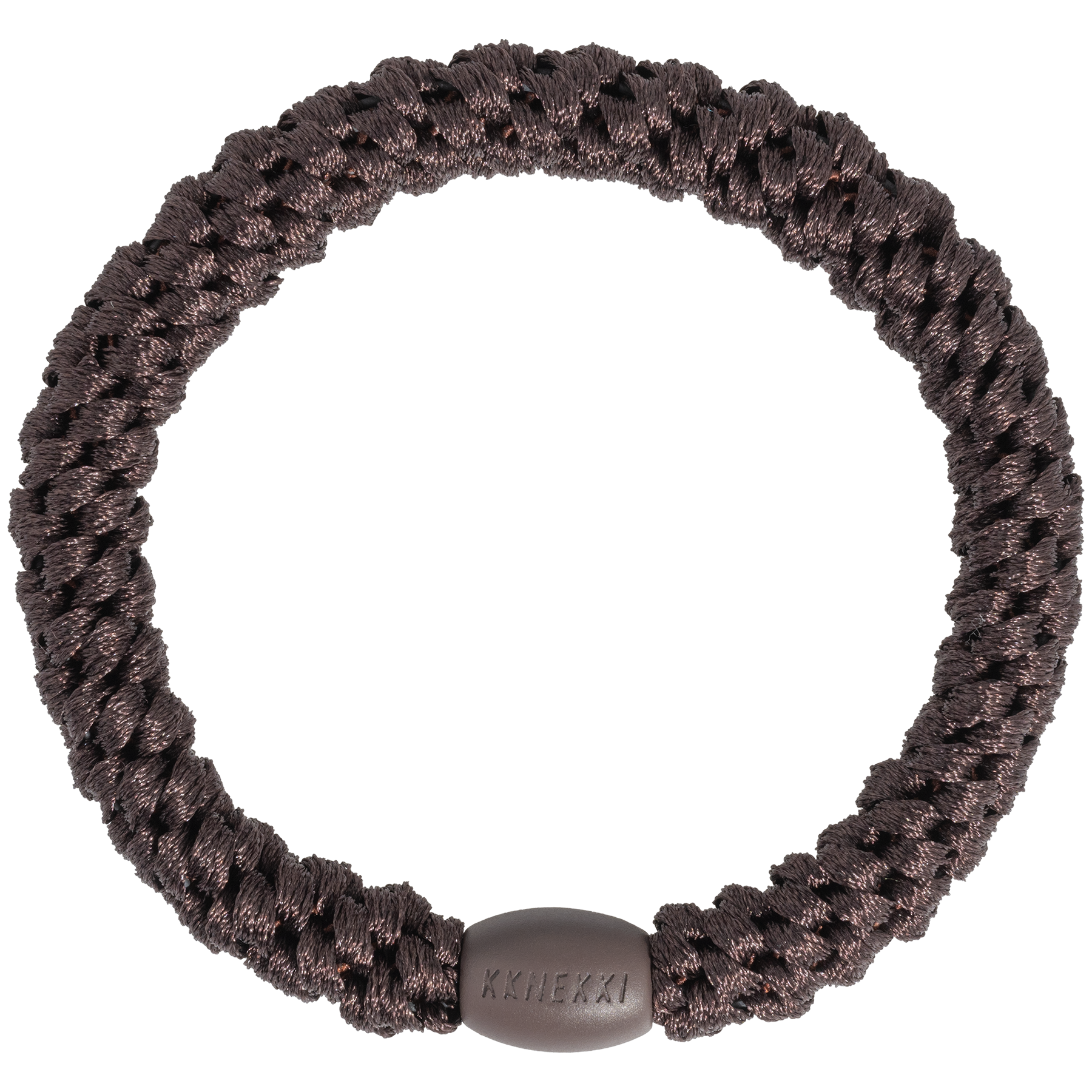 KKNEKKI Haargummi Braun