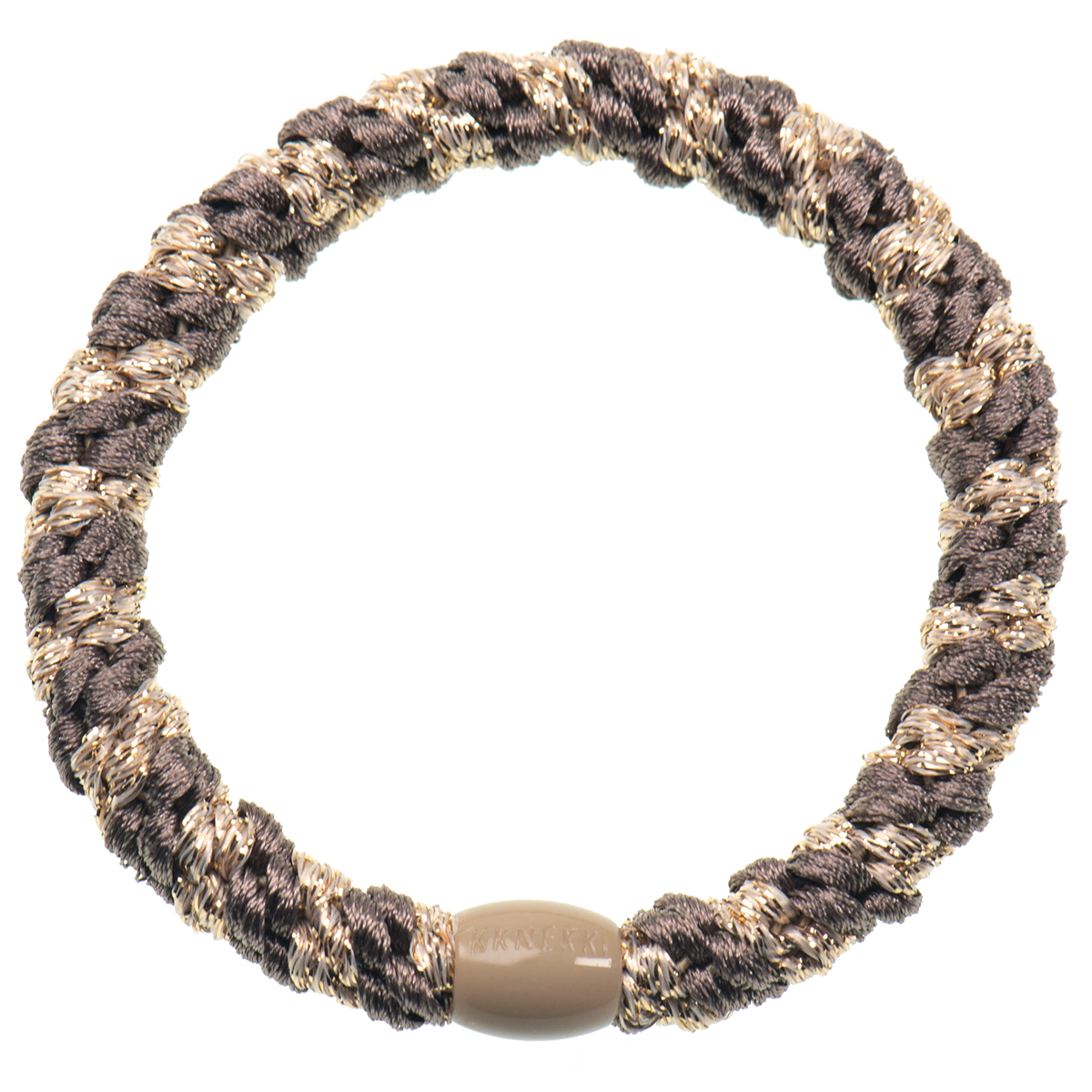 KKNEKKI Hair Tie Mole Beige Glitter