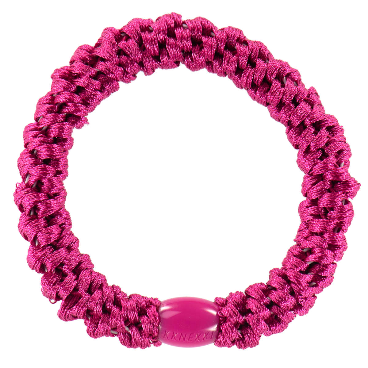 KKNEKKI Haargummi Dunkles Pink