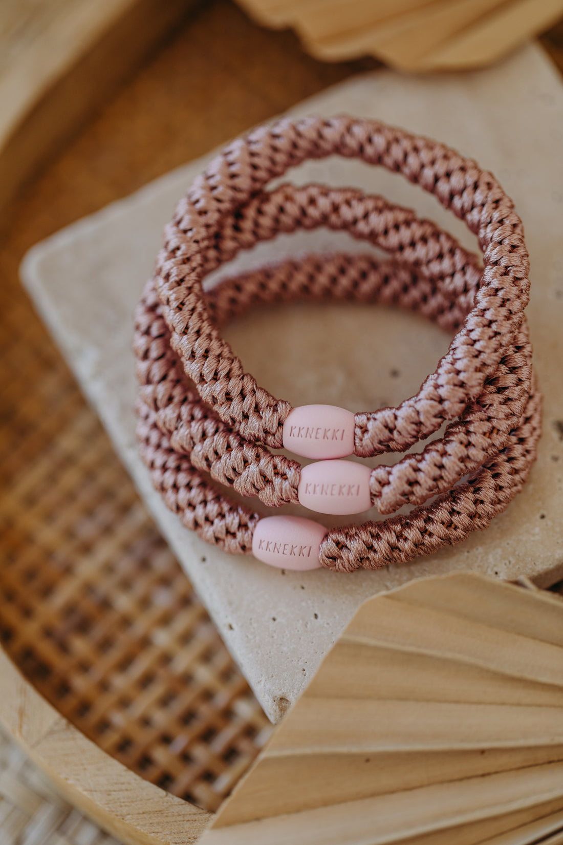 KKNEKKI Haargummi Dusty Rose