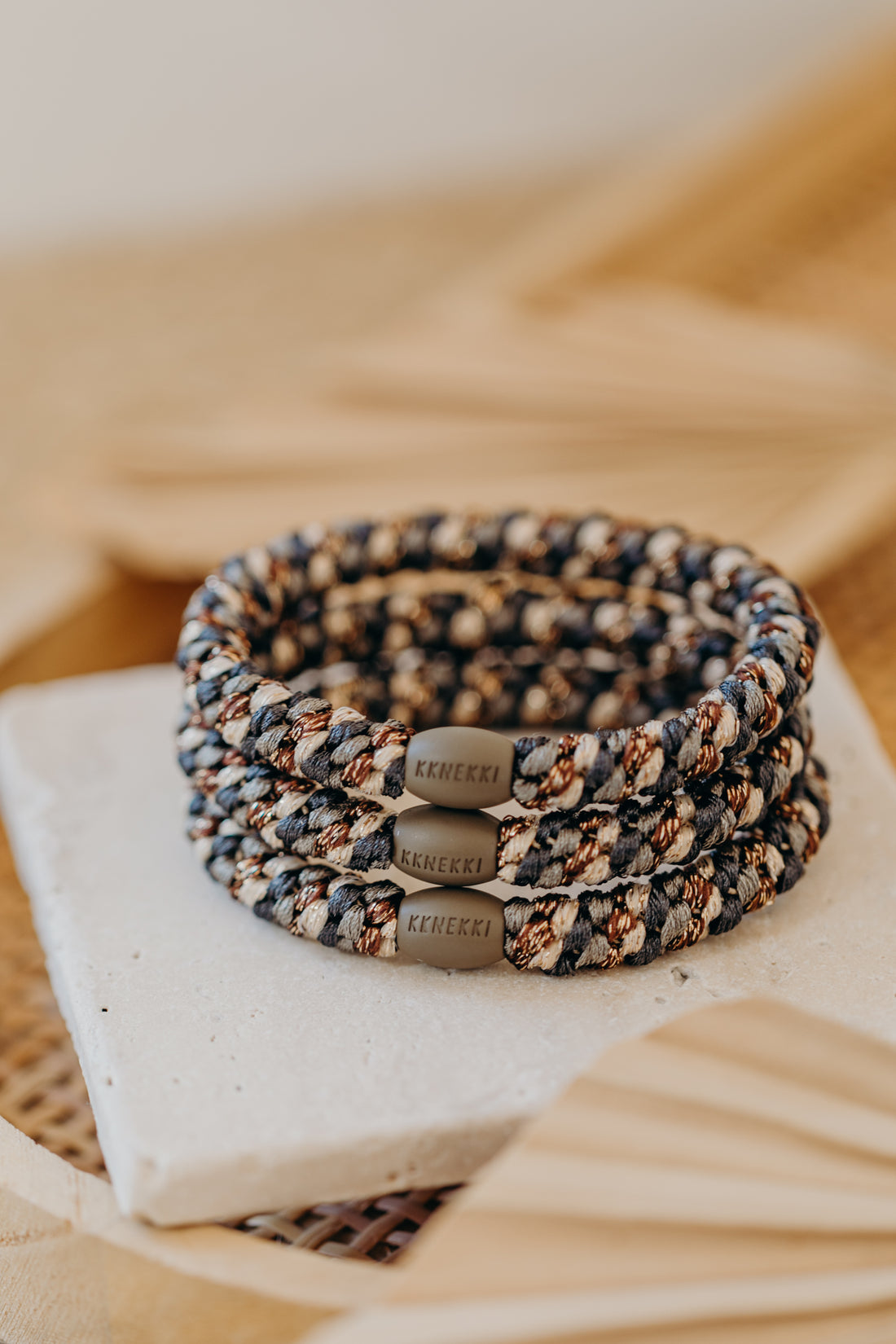 KKNEKKI Hair Tie Mix Cameo-Gold