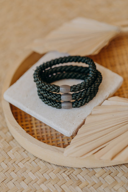 KKNEKKI Haargummi Bottle Green Own