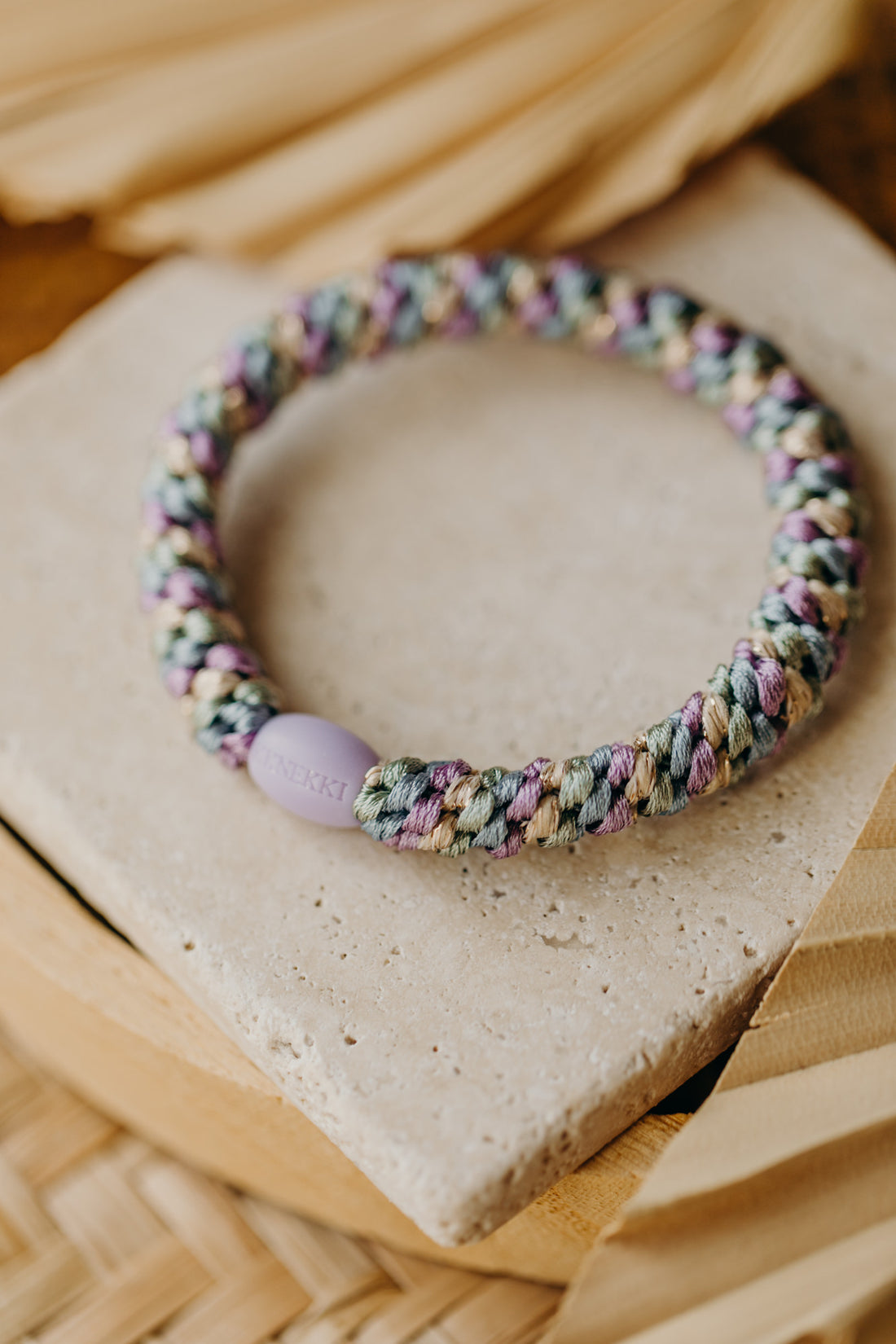 KKNEKKI Haargummi Mix Lavendel Seablue Glitter