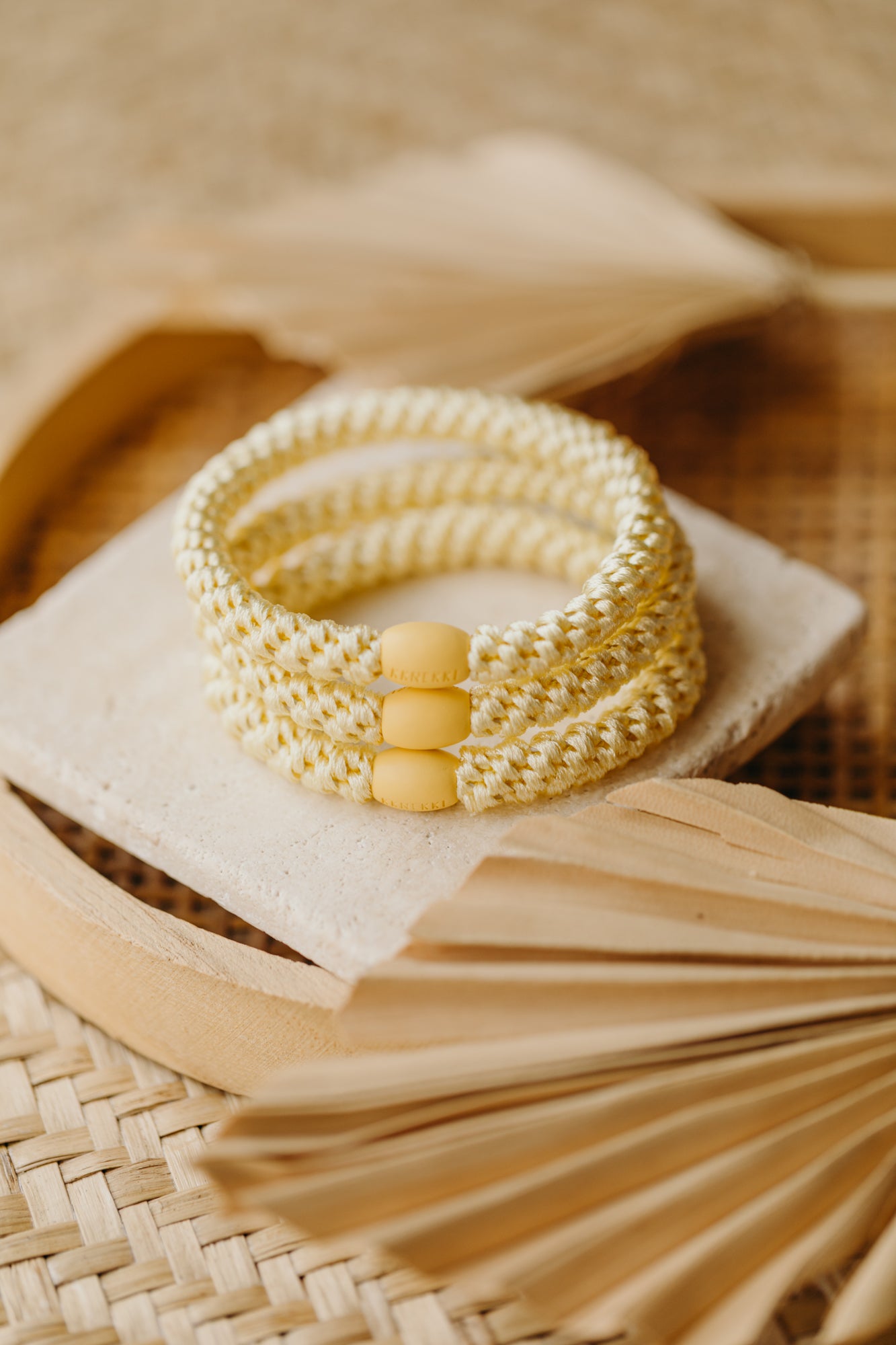 KKNEKKI Hair Tie Light Yellow