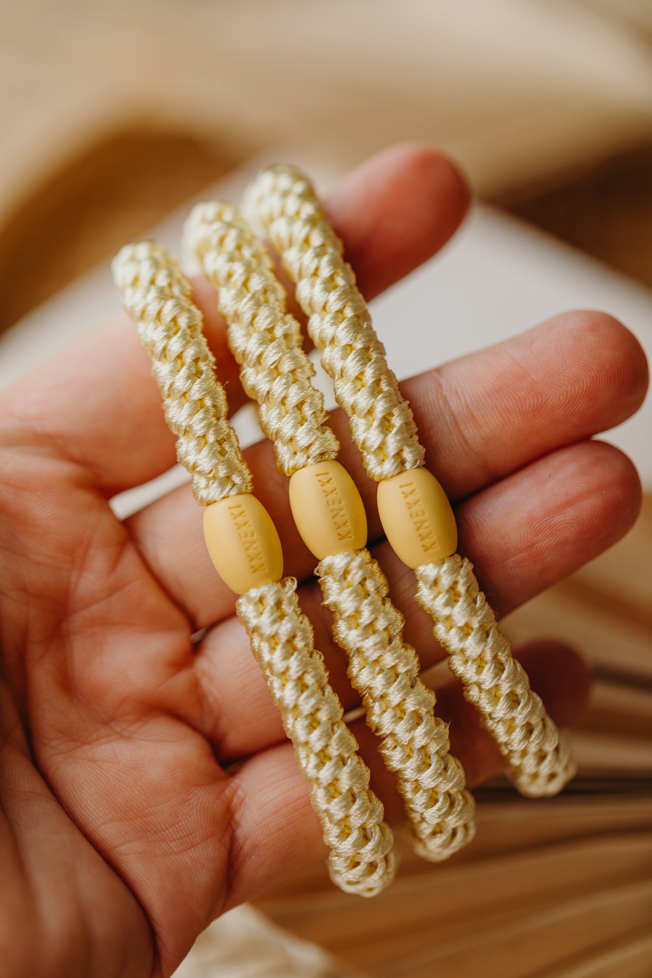 KKNEKKI Hair Tie Light Yellow