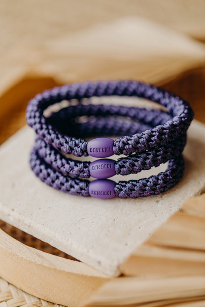 KKNEKKI Haargummi Purple