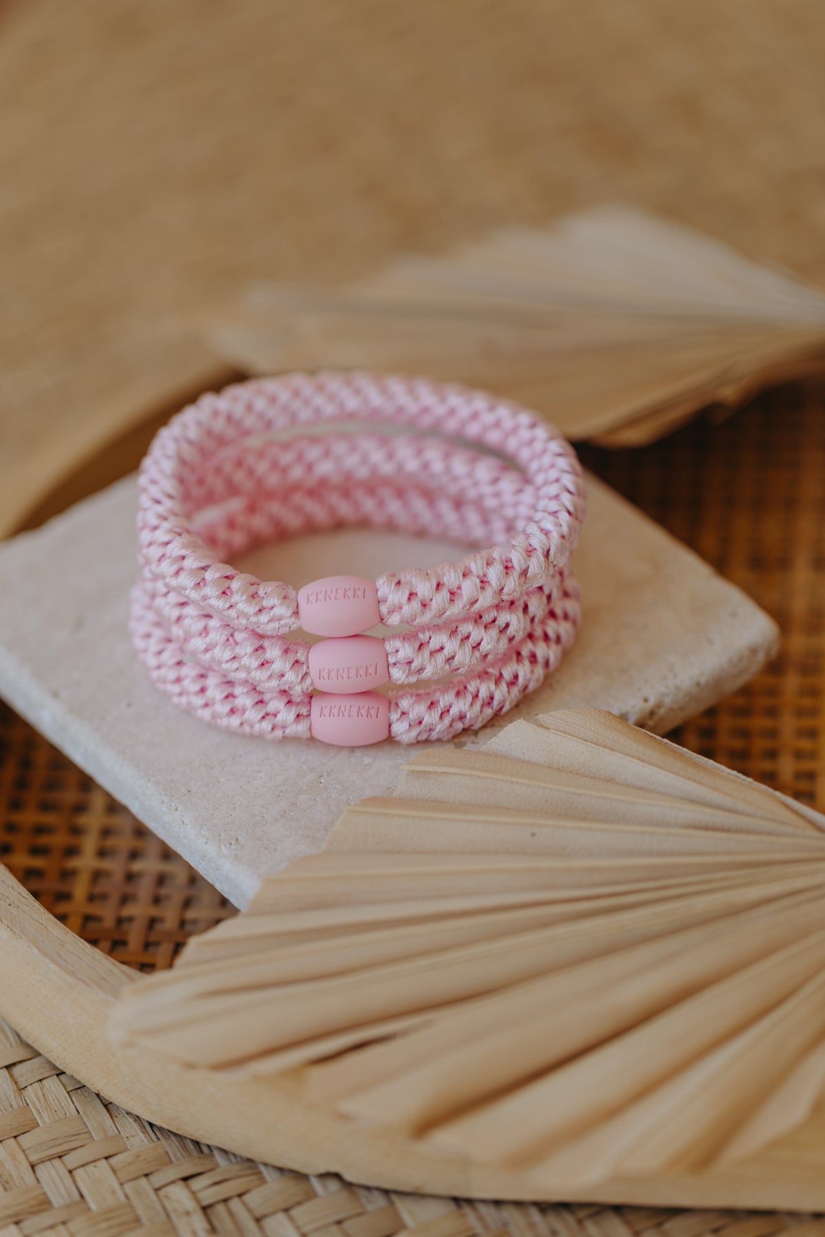 KKNEKKI Haargummi Pink