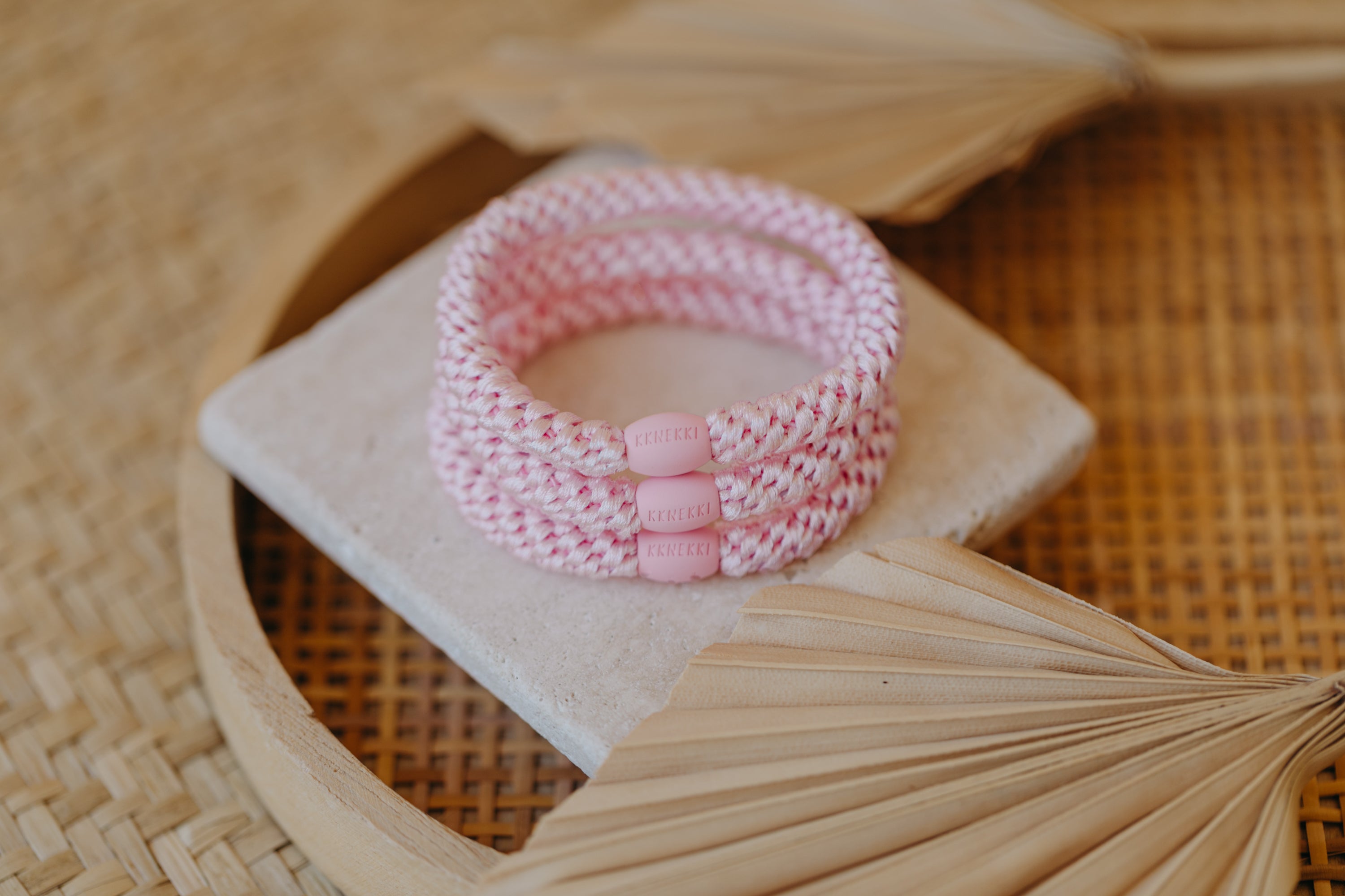KKNEKKI Haargummi Pink