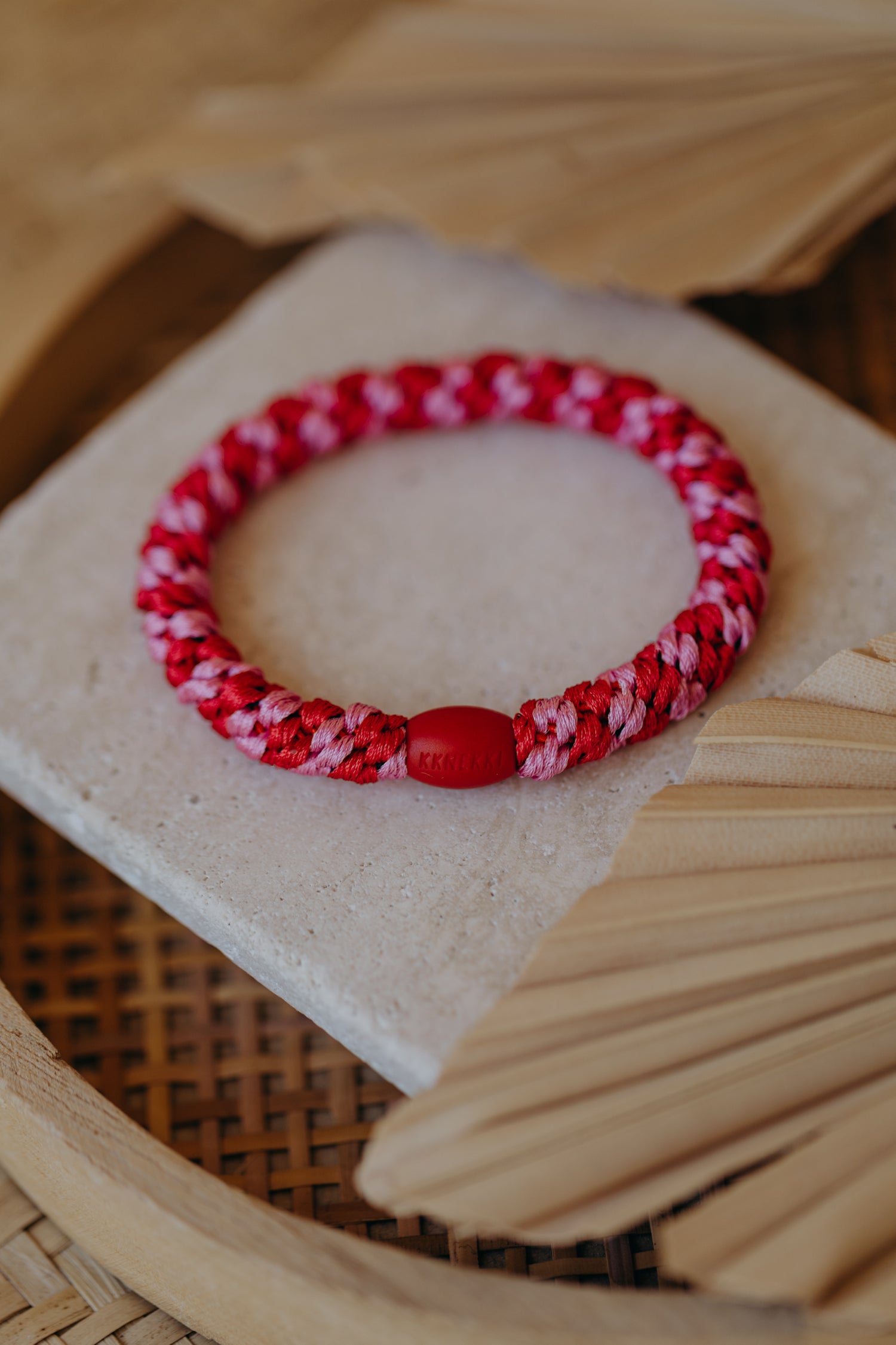 KKNEKKI Haargummi Red Bubblegum Stripe