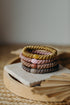 KKNEKKI Haargummi Set 049: 4 Haargummis im Set Mustard, Dusty Rose, Nougat und Mole